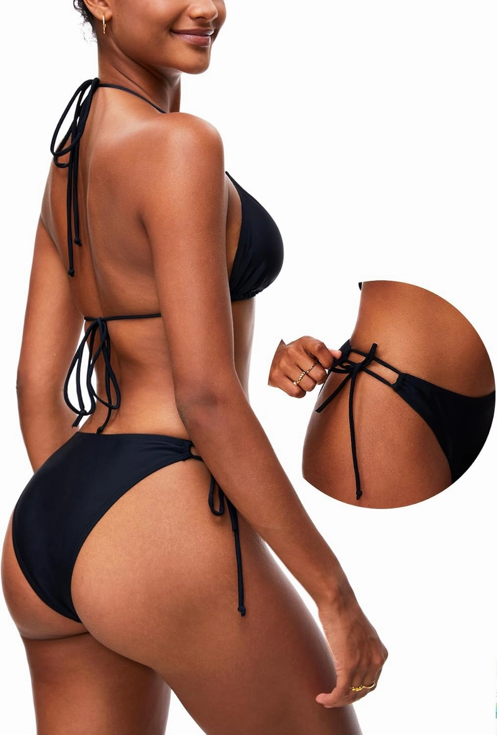 2 Piece Bikini Sets for Women Tummy Control Swimsuits Bikini Tops Full Coverage Bottoms Bathing Suit