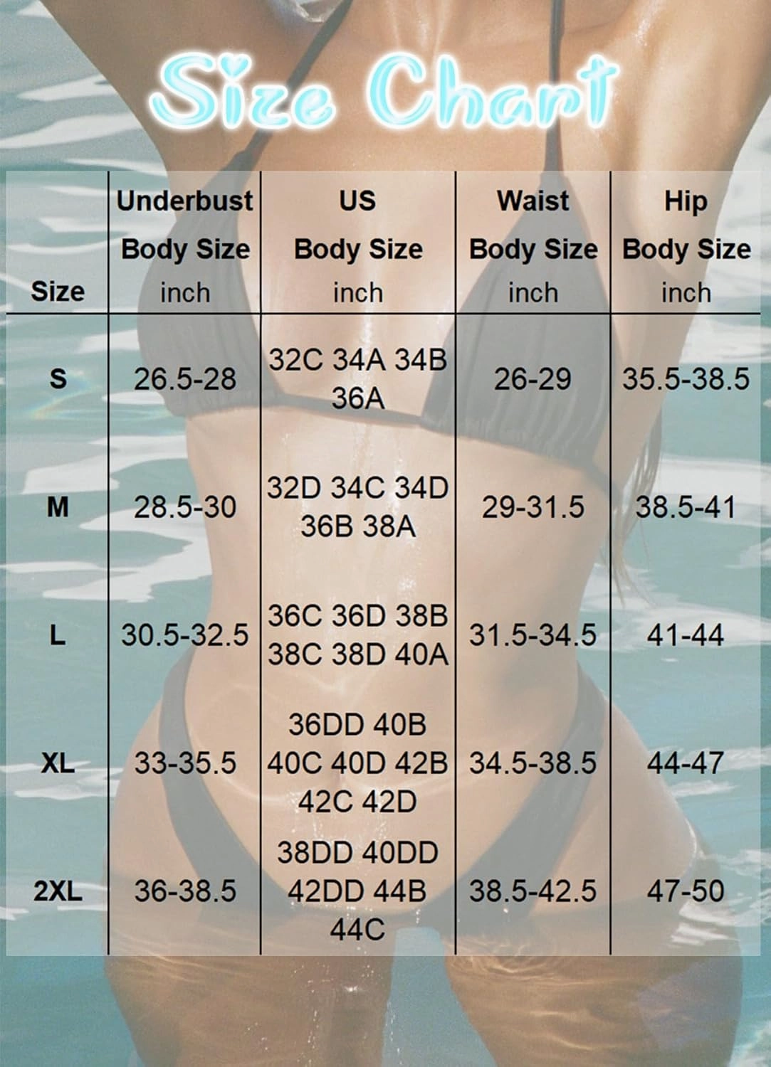 2 Piece Bikini Sets for Women Tummy Control Swimsuits Bikini Tops Full Coverage Bottoms Bathing Suit