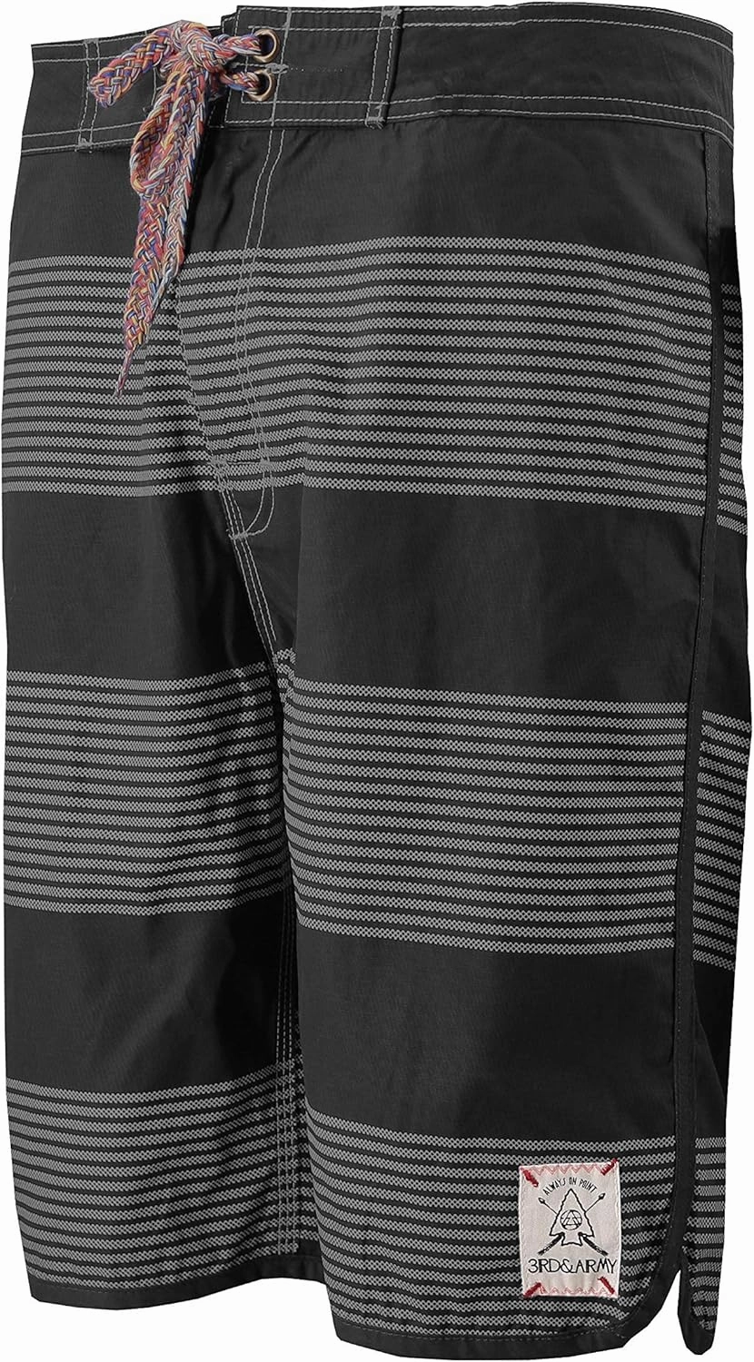 3rd & Army Mens Premium Surf Board Shorts Summer Swimwear Beach Swim Trunks