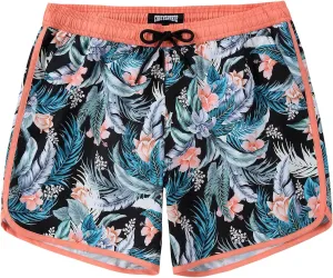 5 Inch Inseam Swimming Shorts Mens Gradient Swim Trunks with Mesh Liner Bathing Suit for Men Vacation