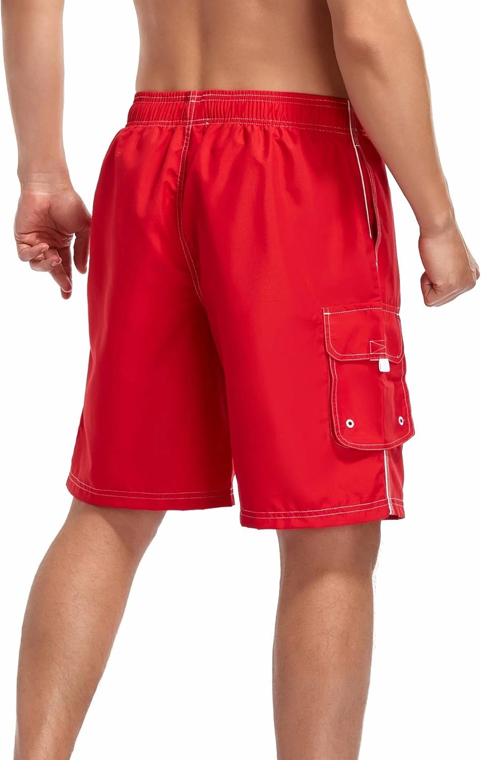 Adoretex Men's Guard Board Shorts Swim Trunks with Mesh Liner, Designed for Guard Uniform Swimwear