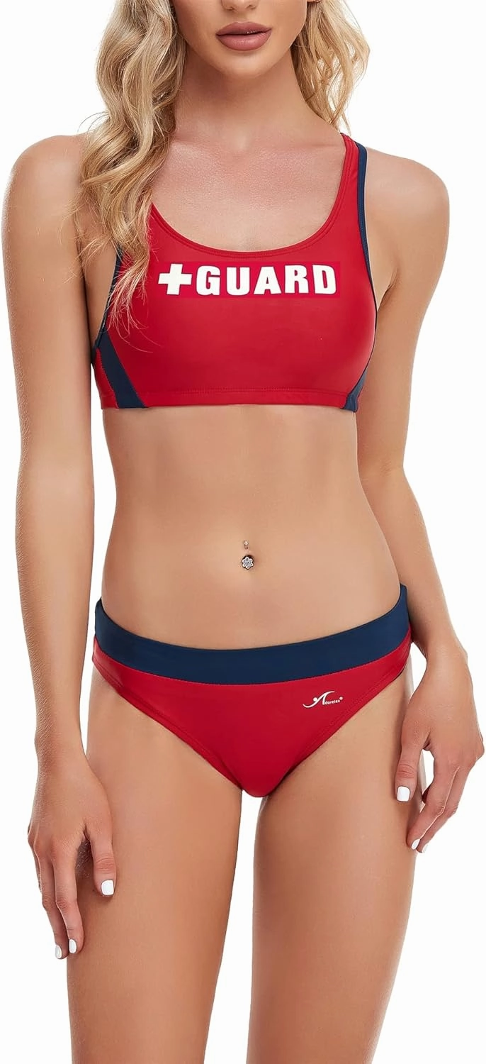 Adoretex Women's Guard Sport Bra Workout Bikini Swimsuits