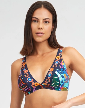 Aida Plunge Bikini Top