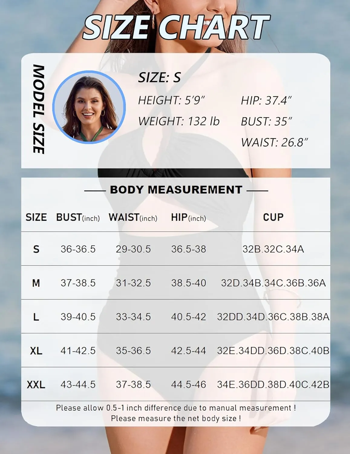 AI'MAGE Womens One Piece Swimsuit Tummy Control Bathing Suit Sexy V Neck Cutout Swimsuits Push Up Swimwear 2025