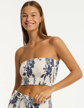 Aloha Beach Bandeau Top - White