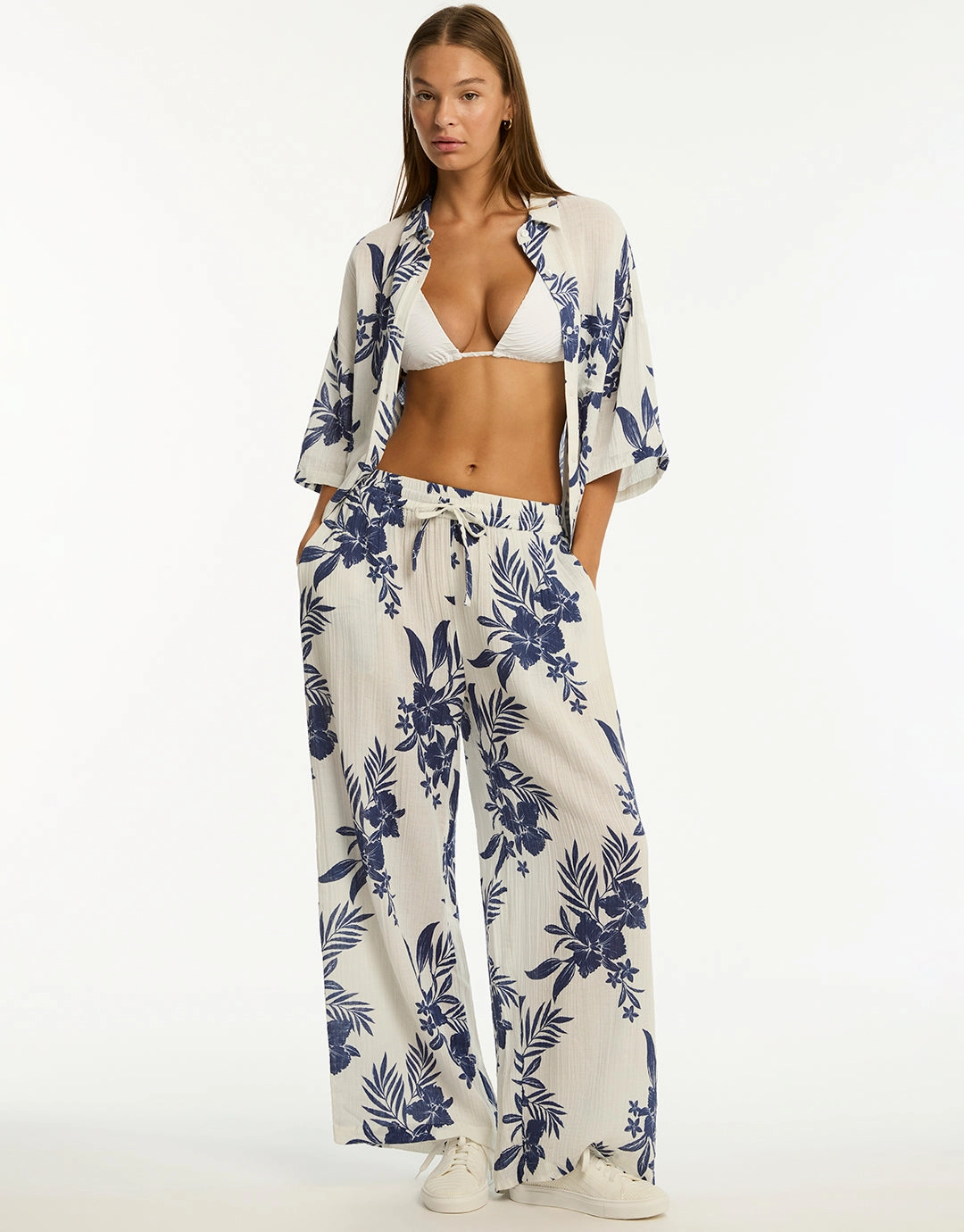 Aloha Beach Pants - White