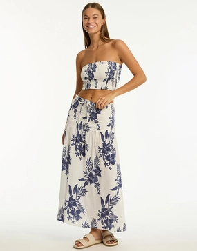 Aloha Beach Skirt - White