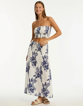 Aloha Beach Skirt - White