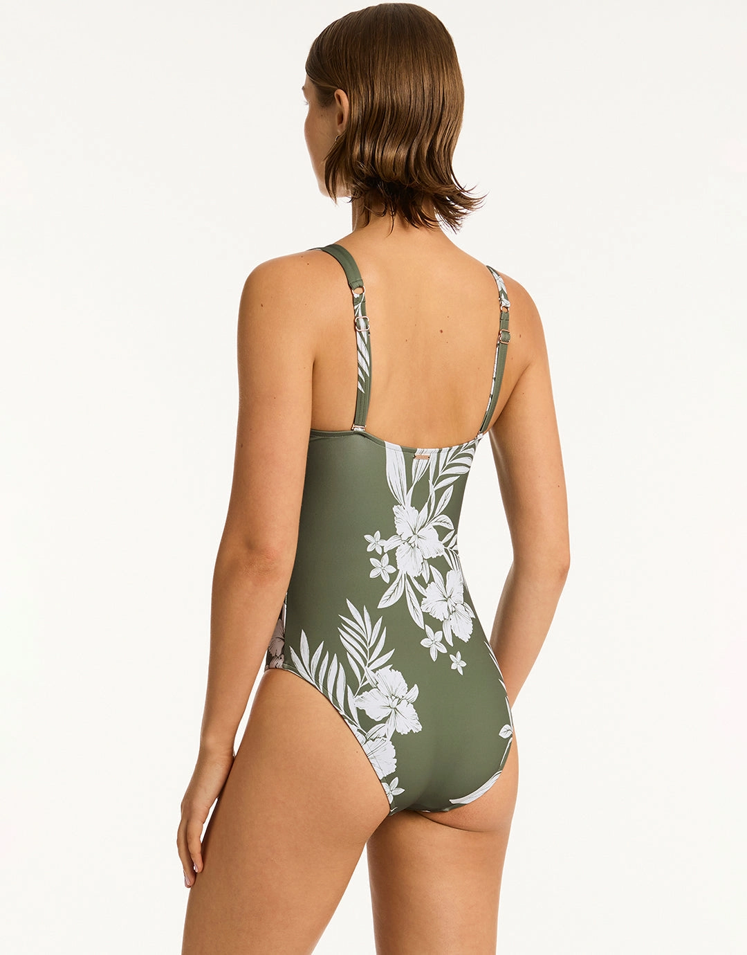 Aloha Longline Tri Swimsuit - Khaki