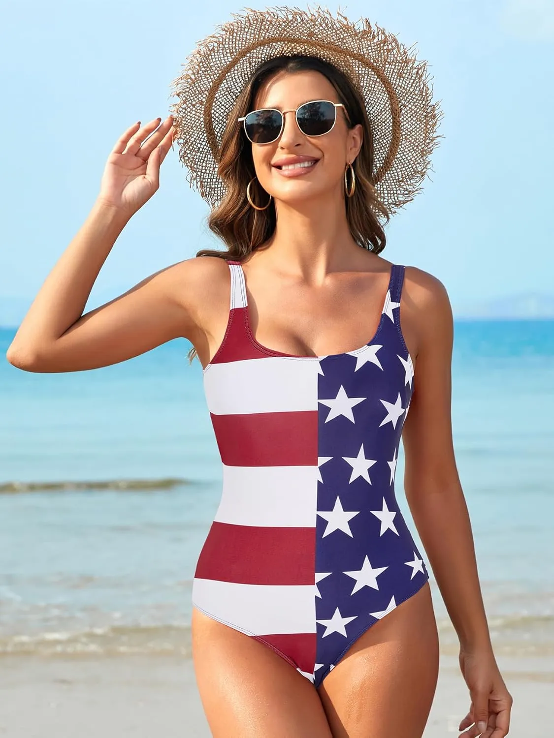 American Trends Womens Swimsuits One Piece Swimsuit Women Tummy Control Bathing Suit for Women Sexy Slimming Swimsuit