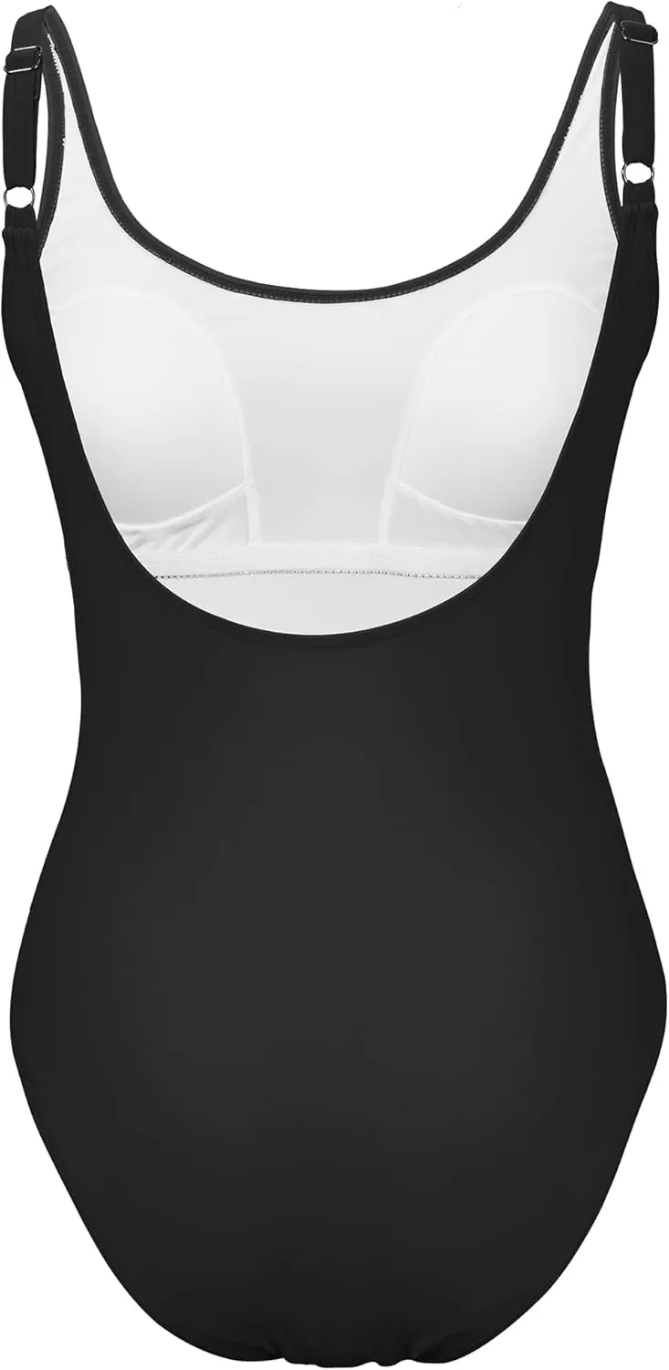 American Trends Womens Swimsuits One Piece Swimsuit Women Tummy Control Bathing Suit for Women Sexy Slimming Swimsuit