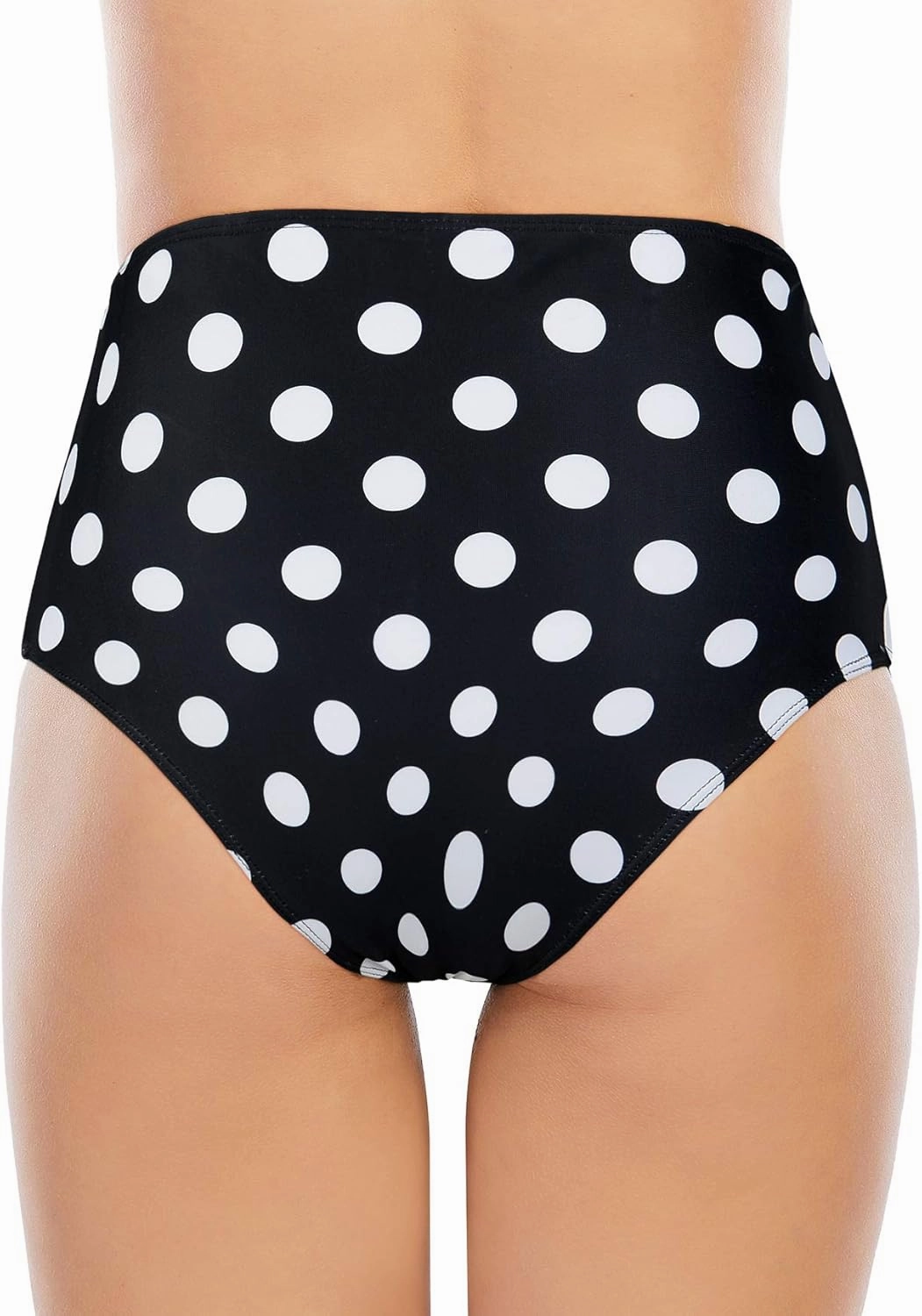 American Trends High Waisted Bikini Bottoms Ruched Tummy Control Swimsuits Bottoms Sexy Swim Bottom Bathing Suits for Women