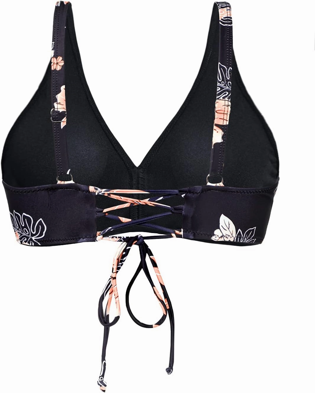 Aqua Eve Women Full Coverage Bikini Top No Bottom Push up Swimsuits Top Sport Bra Bathing Suits Tops