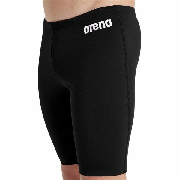 Arena Team Swim Jammer Solid Black-White