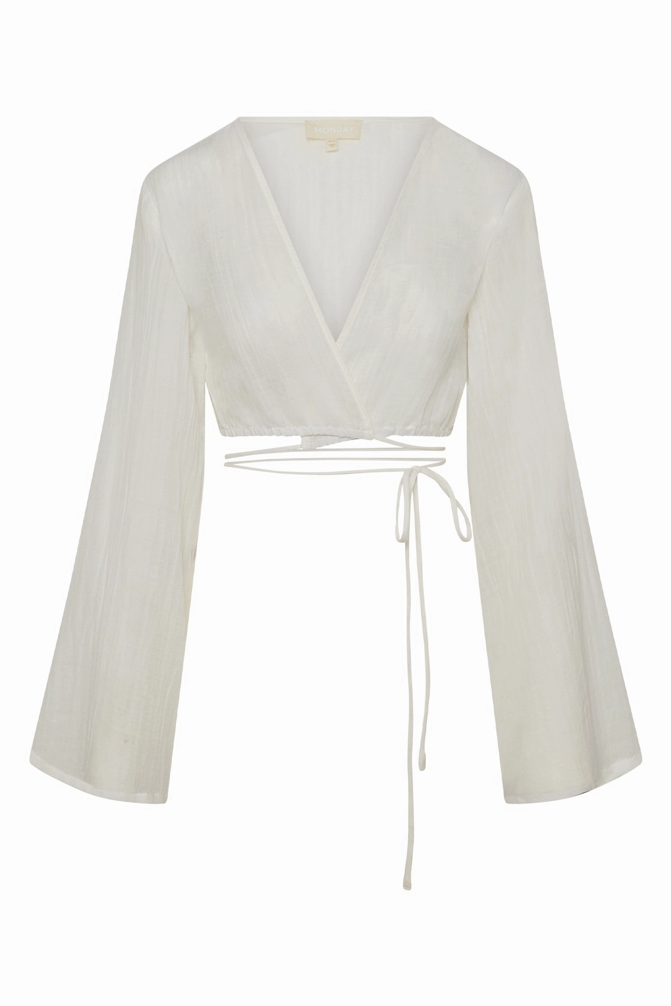 Azores Top - Ivory Crinkle Linen