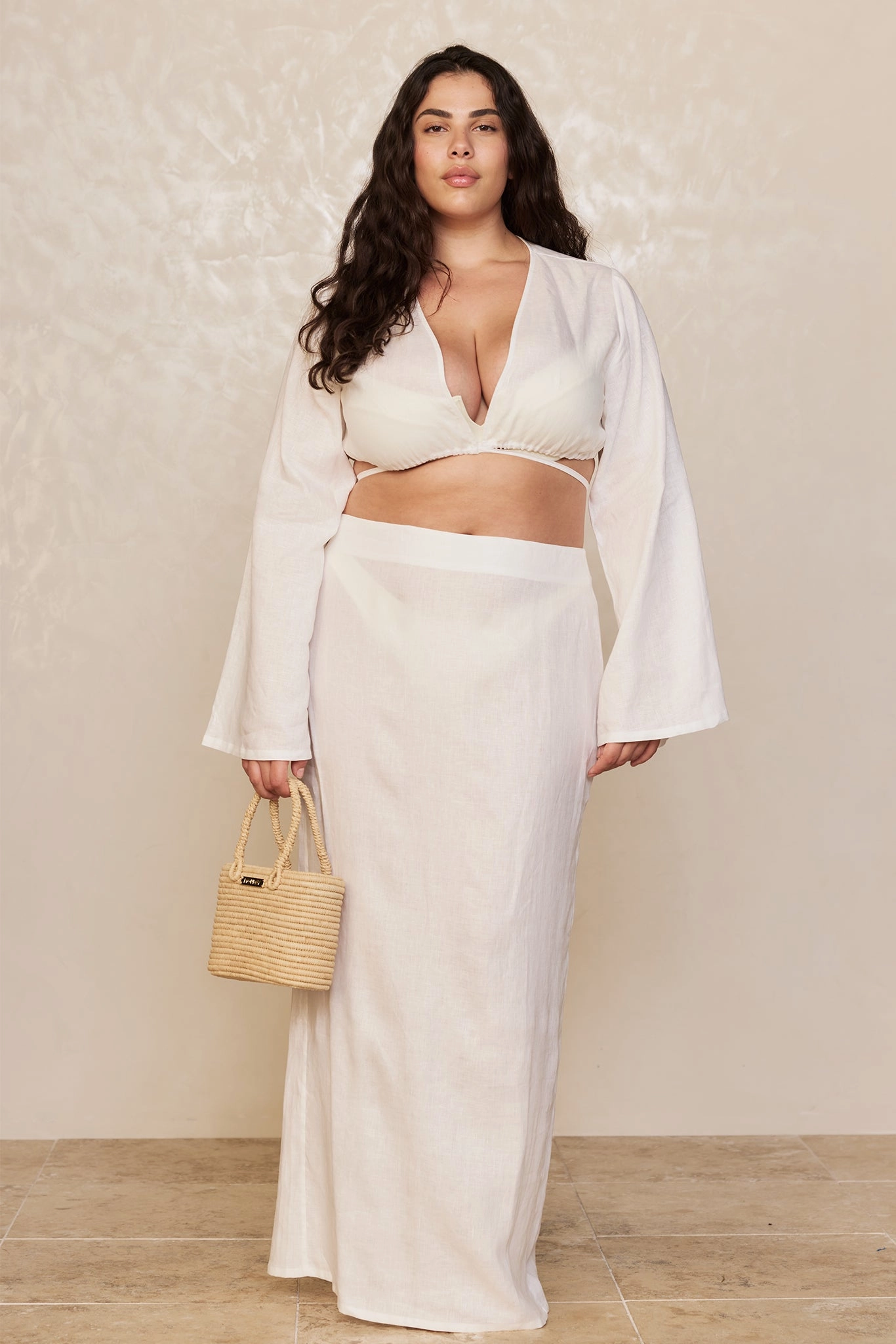 Azores Top - White Linen