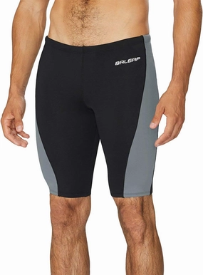 baleaf Men's Swimsuit Swim Jammers Athletic Training Swimwear Durable Team Lap Swimming Racing Competition