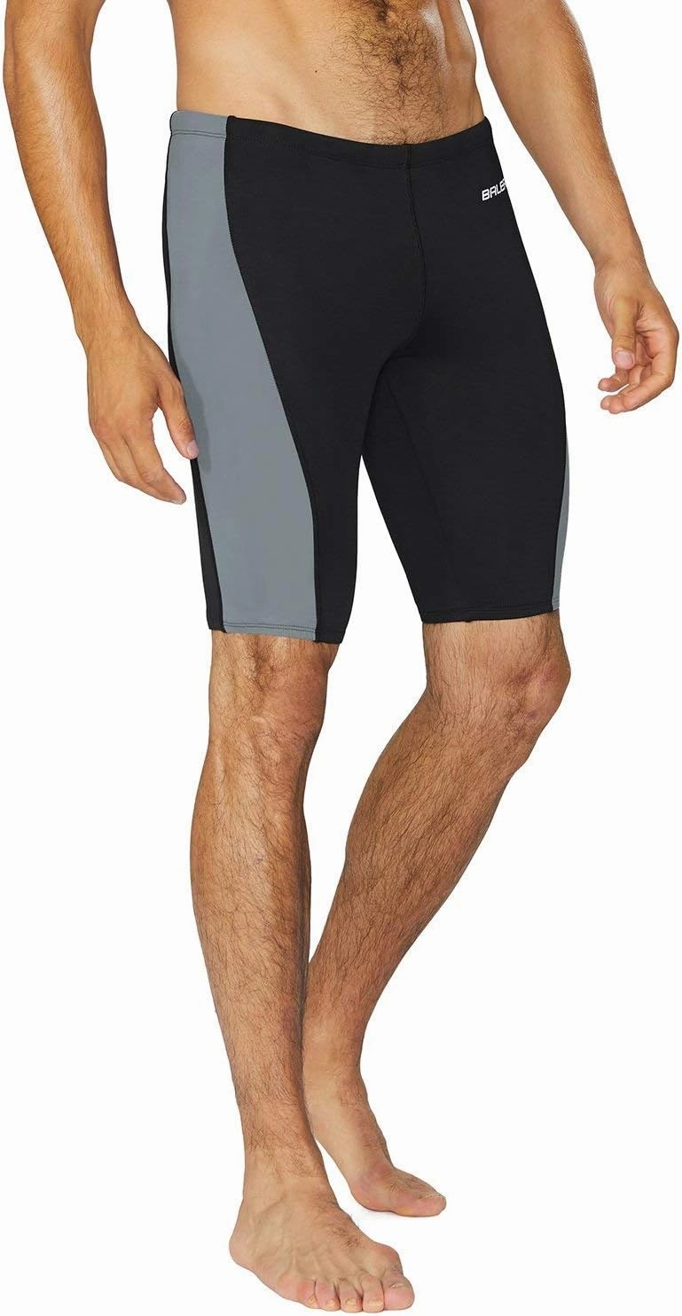 baleaf Men's Swimsuit Swim Jammers Athletic Training Swimwear Durable Team Lap Swimming Racing Competition
