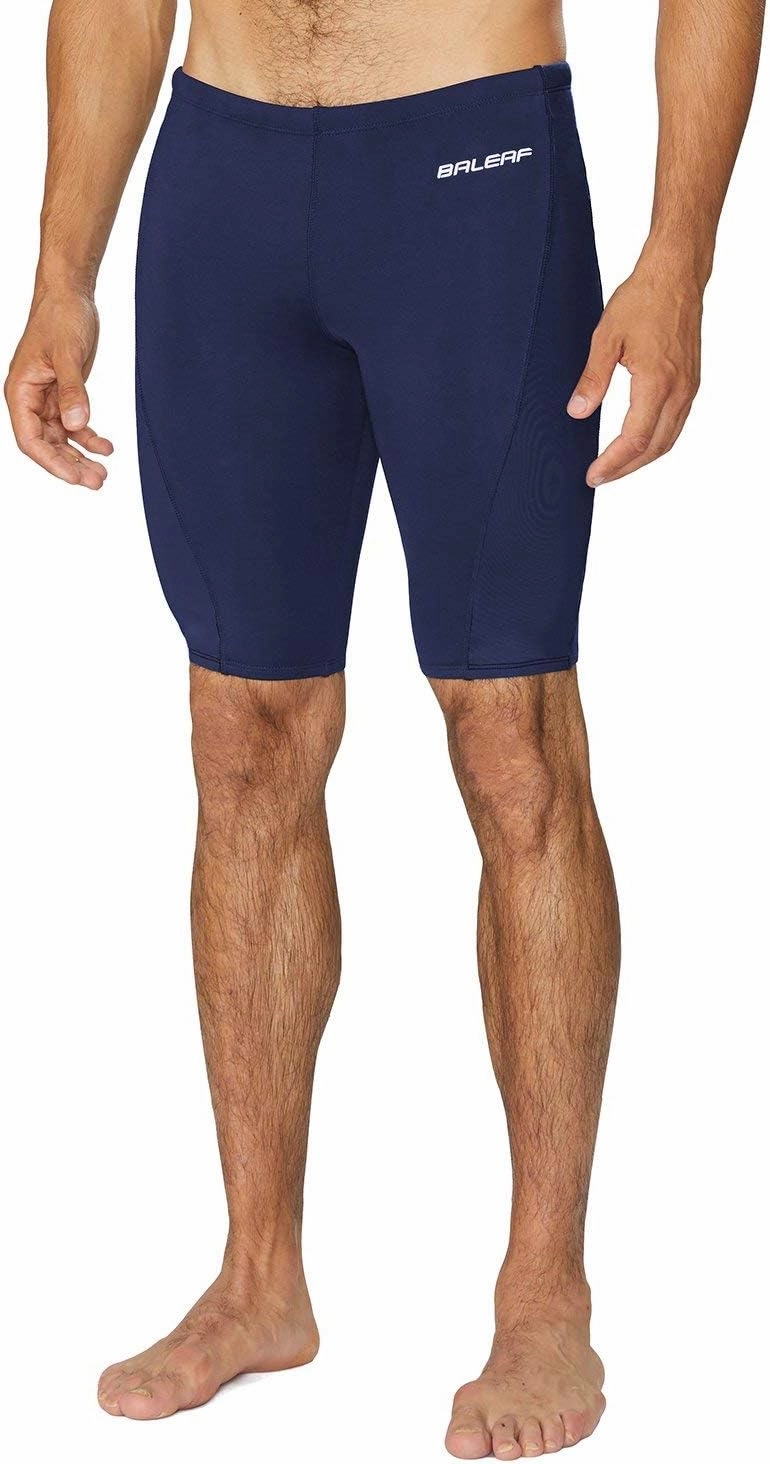 baleaf Men's Swimsuit Swim Jammers Athletic Training Swimwear Durable Team Lap Swimming Racing Competition