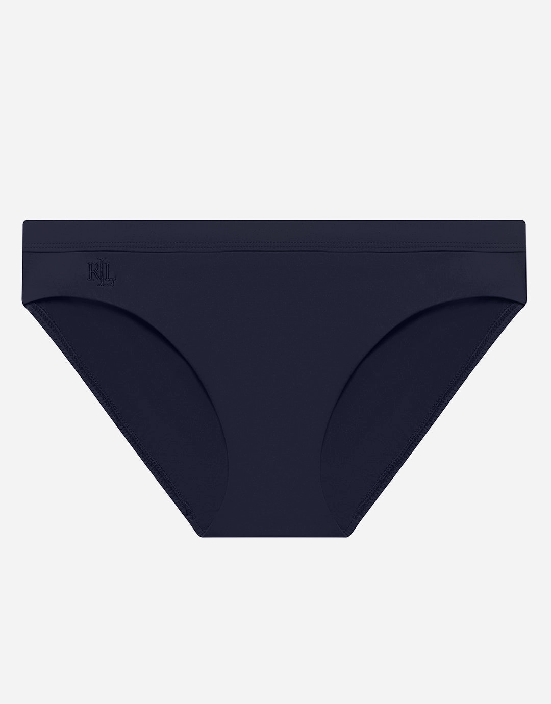 Beach Club Solids Band Hipster Bikini Pant - Dark Navy