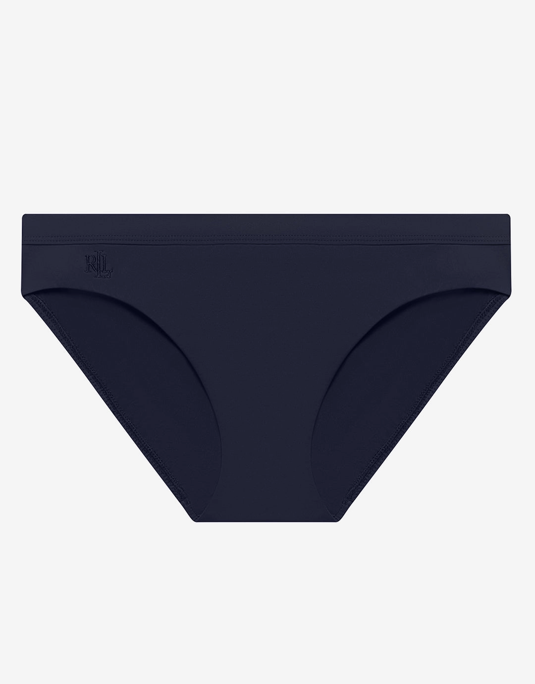 Beach Club Solids Band Hipster Bikini Pant - Dark Navy