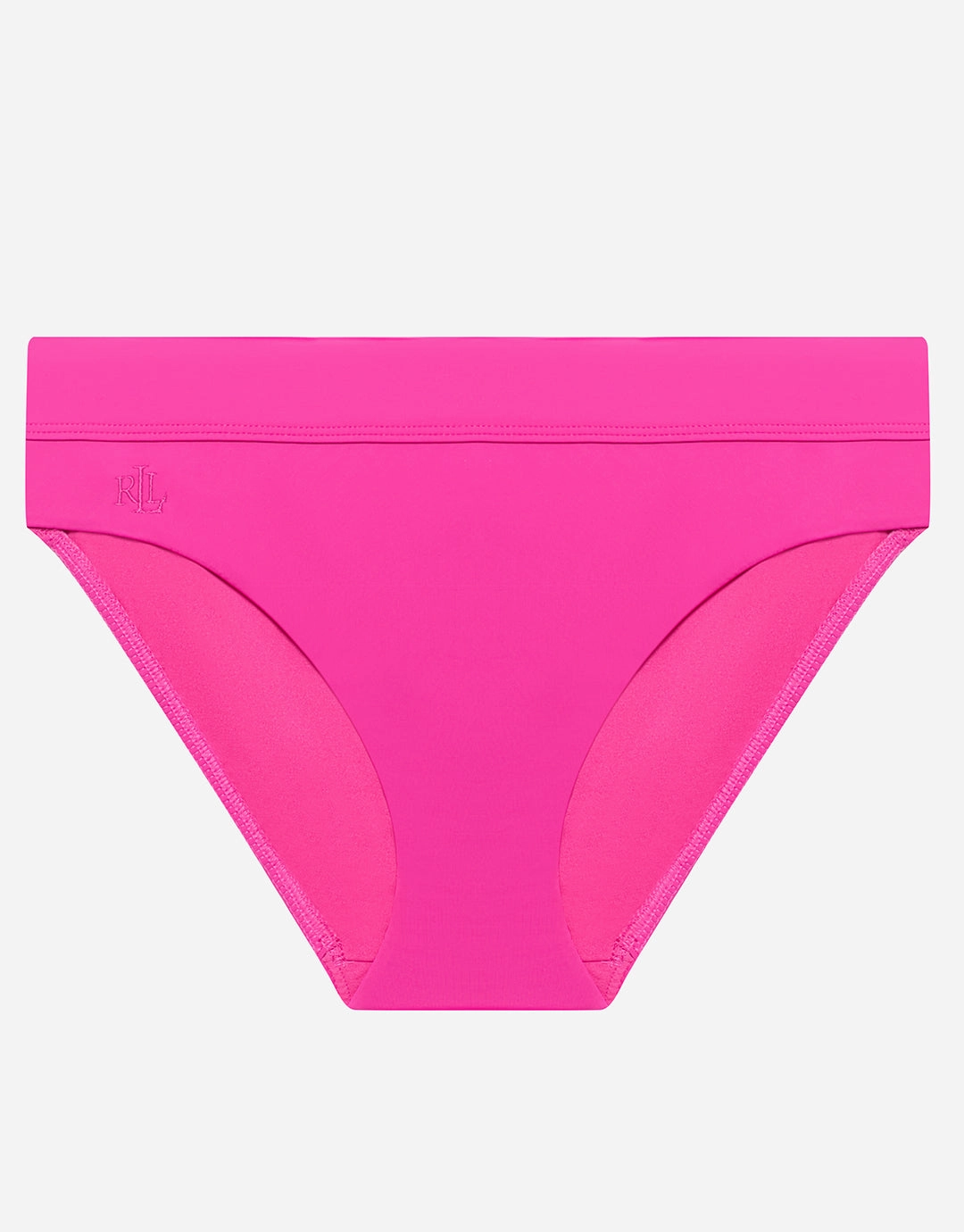 Beach Club Solids Classic Band Hipster Bikini Pant - Freesia Pink