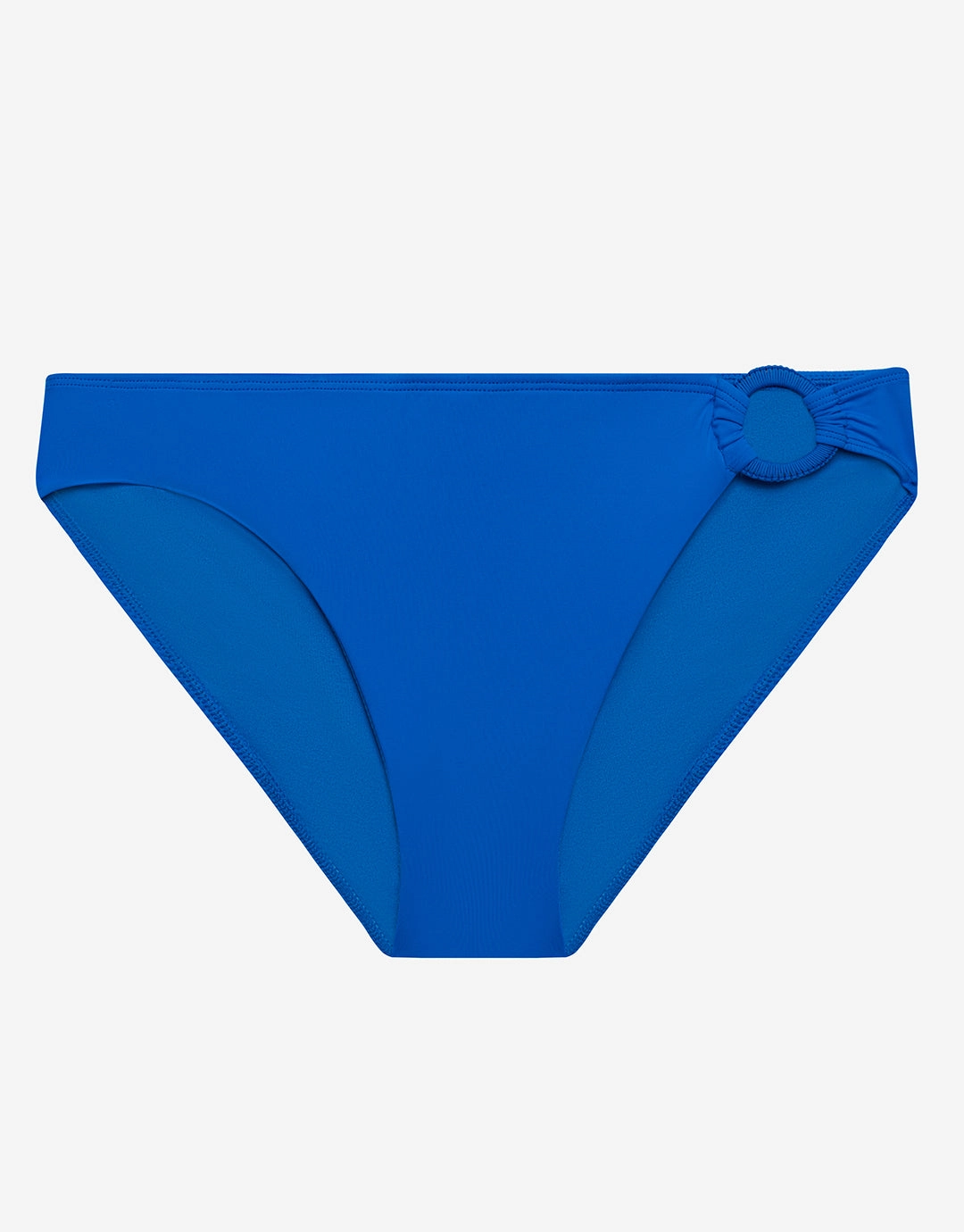Beach Club Solids Macrame Ring Bikini Pant - Electric Blue