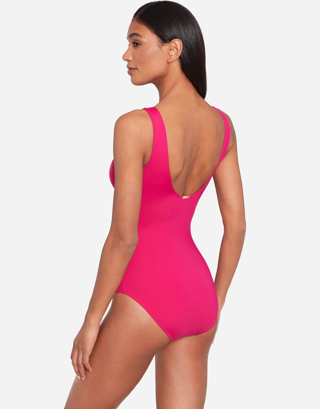 Beach Club Solids Ruffle Swimsuit - Orchid