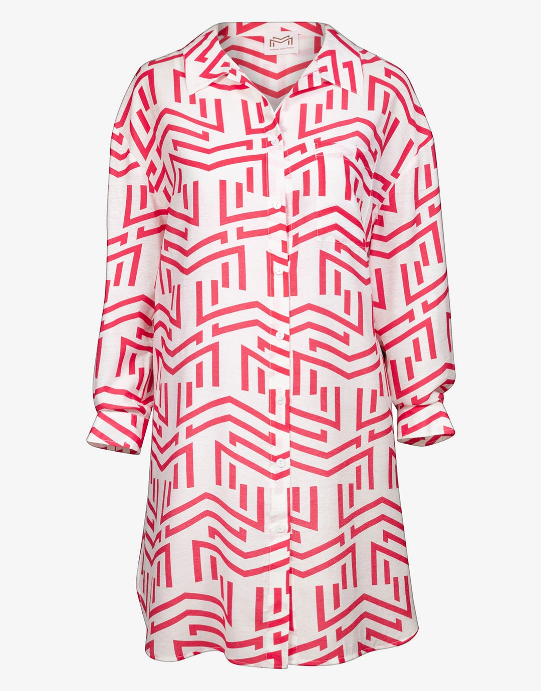 Beach Shirt - White Flame