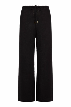 Belize Pant Open Knit - Black
