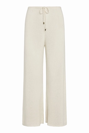 Belize Pant Open Knit - Ivory