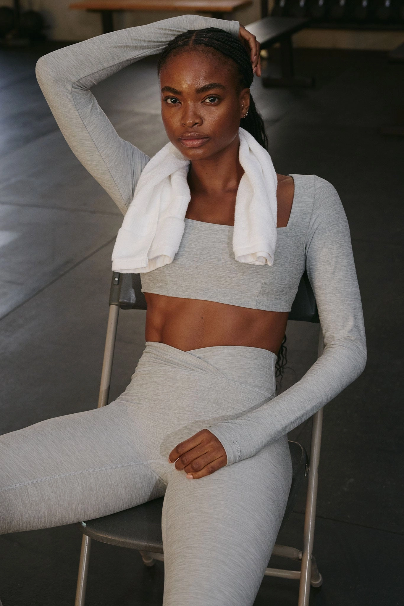 Bellevue Top - Heather Grey