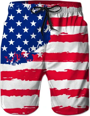 Belovecol Mens Swim Trunks Summer Cool Quick Dry Board Shorts Bathing Suit with Side Pockets Mesh Lining S-3XL