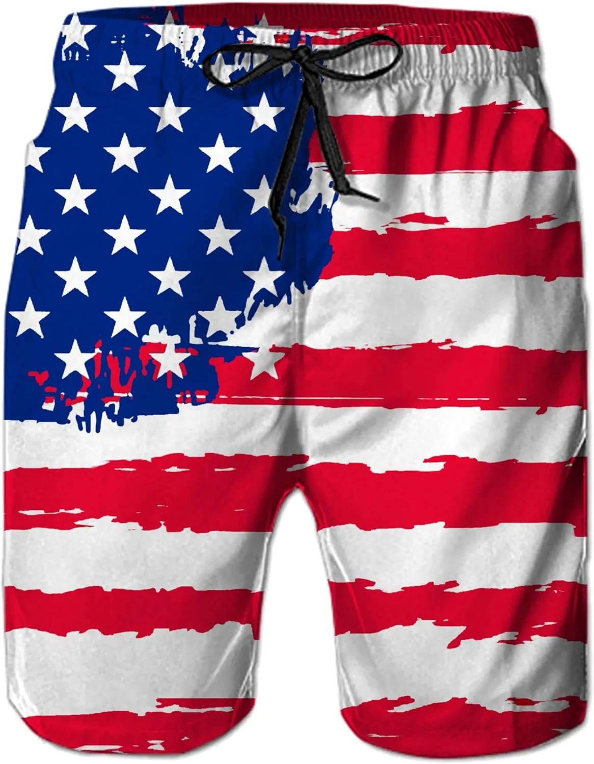 Belovecol Mens Swim Trunks Summer Cool Quick Dry Board Shorts Bathing Suit with Side Pockets Mesh Lining S-3XL