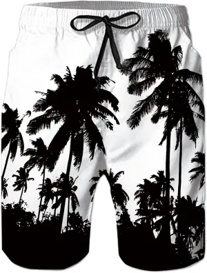 Belovecol Mens Swim Trunks Summer Cool Quick Dry Board Shorts Bathing Suit with Side Pockets Mesh Lining S-3XL