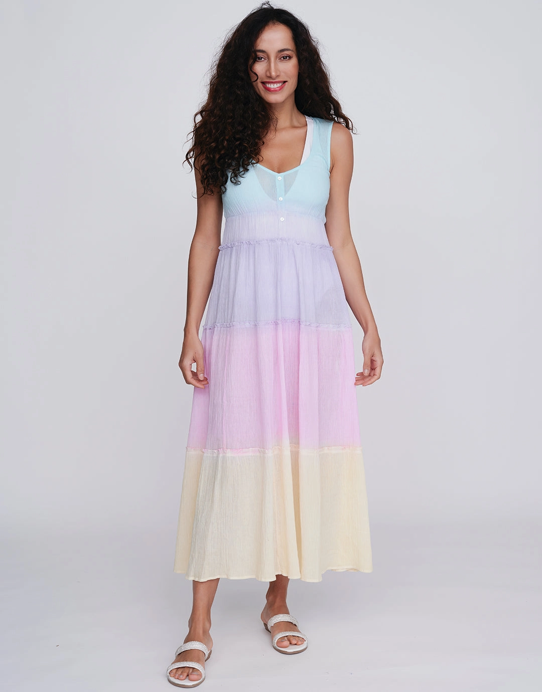 Biarritz Maxi Dress - Pastels