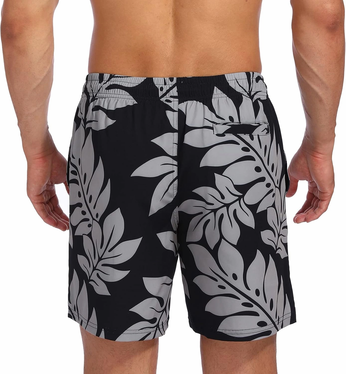 Biwisy Mens Swim Trunks Quick Dry Swim Shorts with Mesh Lining Funny Beach Shorts