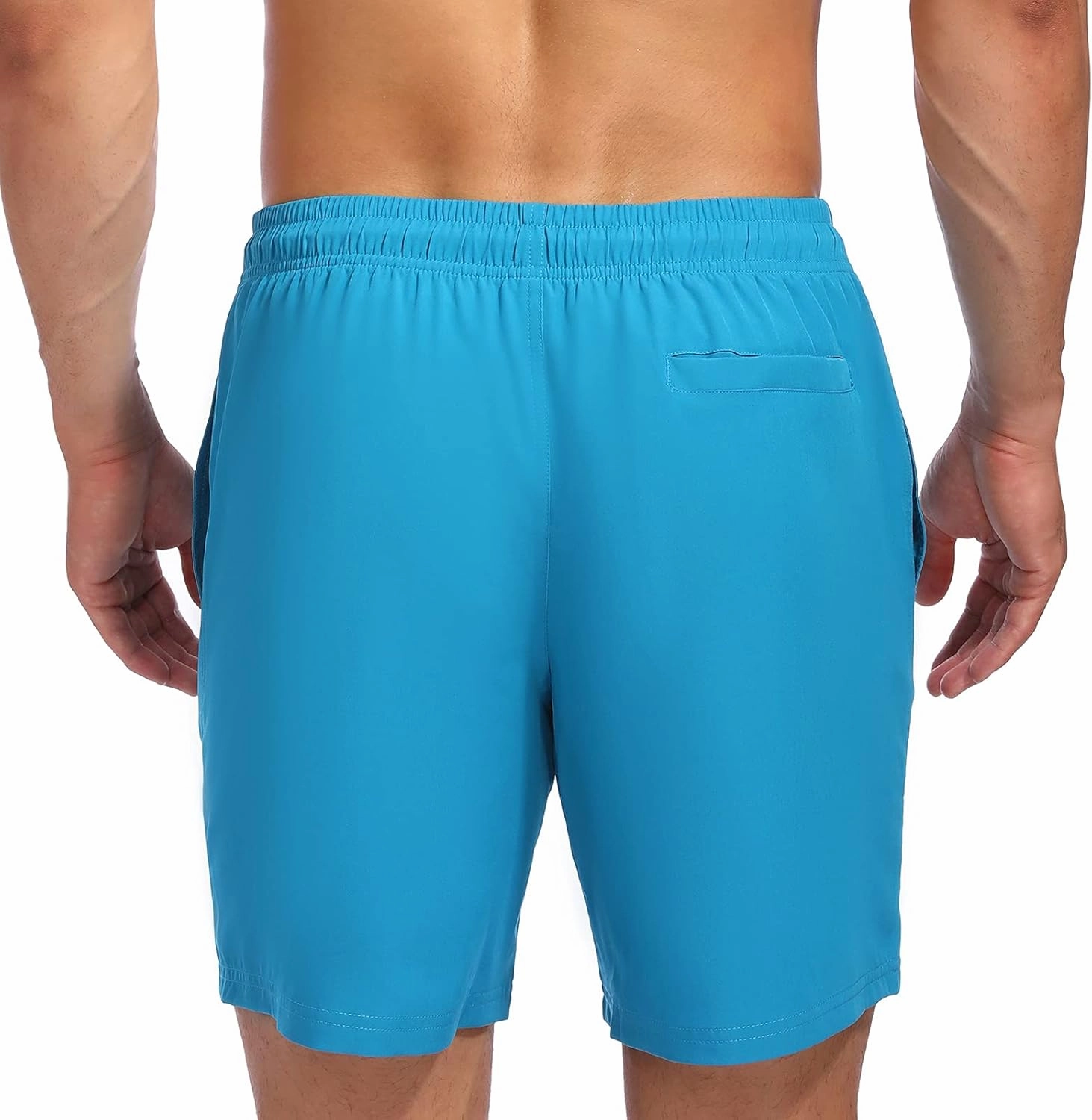 Biwisy Mens Swim Trunks Quick Dry Swim Shorts with Mesh Lining Funny Beach Shorts