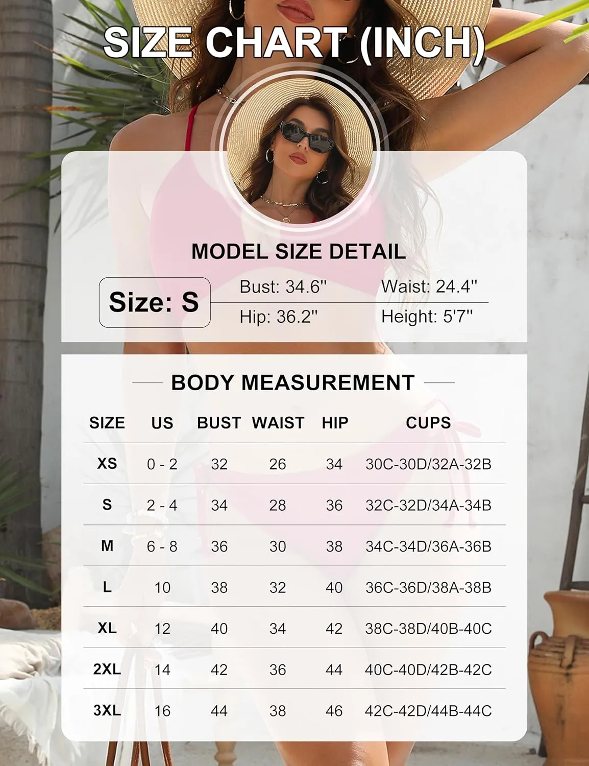 Blooming Jelly Womens Bikini Sets Two Piece Cheeky Swimsuits Curvy Cutout String Bathing Suits