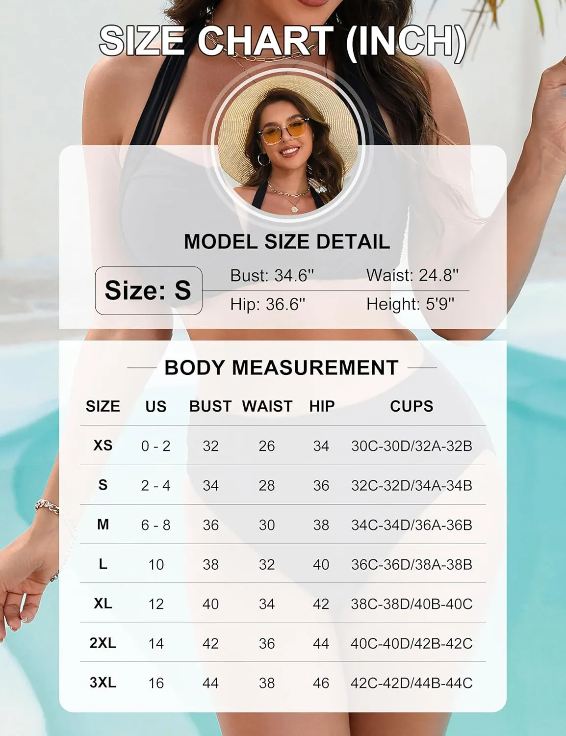 Blooming Jelly Womens High Waisted Bikini Sets Tummy Control Bathing Suit Two Piece Retro Halter Swim Suits 2025