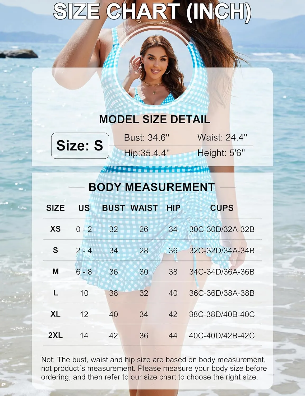 Blooming Jelly Women's High Waisted Bikini Sets Tummy Control Swim Skirt Two Piece Swim Suit 2025 Retro Swimsuit