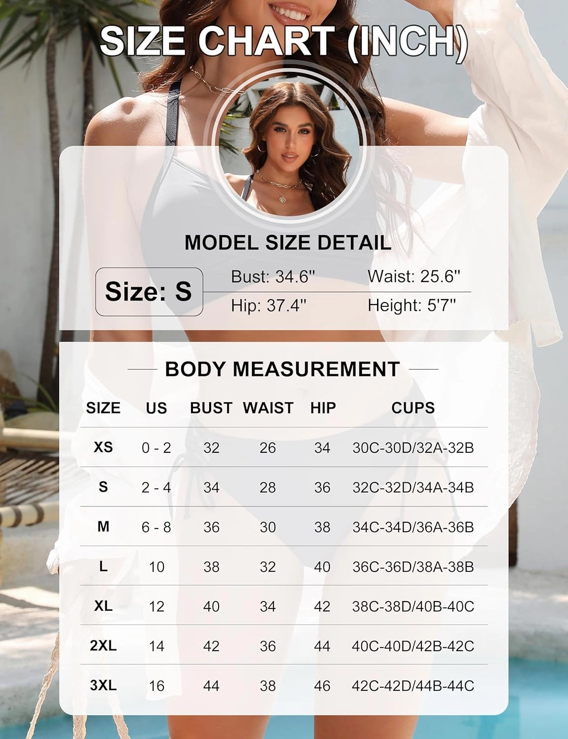 Blooming Jelly Womens Bikini Sets Cheeky Two Piece Swimsuit Push Up Adjustable Straps Bathing Suit String Swim Suits