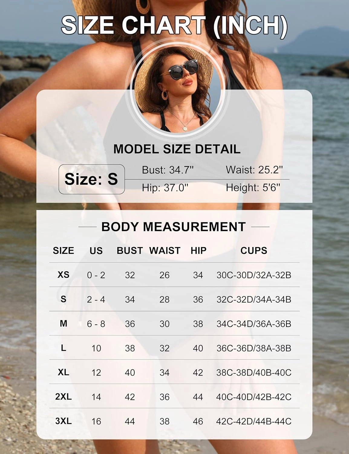 Blooming Jelly Womens High Waisted Bikini Sets Drawstring Tummy Control Swimsuits Crisscross Tie Back Bathing Suit