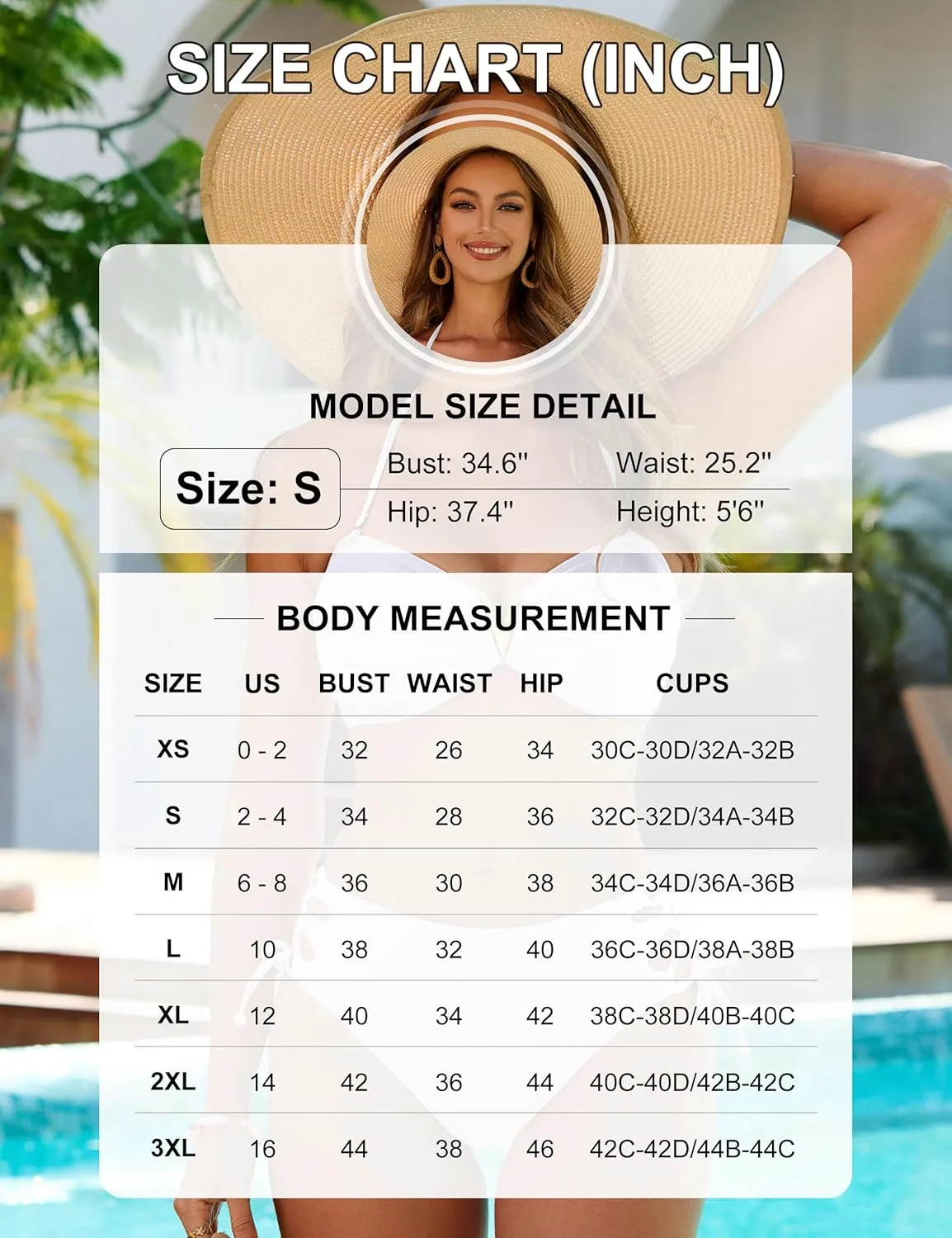BMJL Womens Bikini Sets Sexy Two Piece Bandeau Swimsuits Strapless V Wire String Bathing Suit Swim Suits 2025