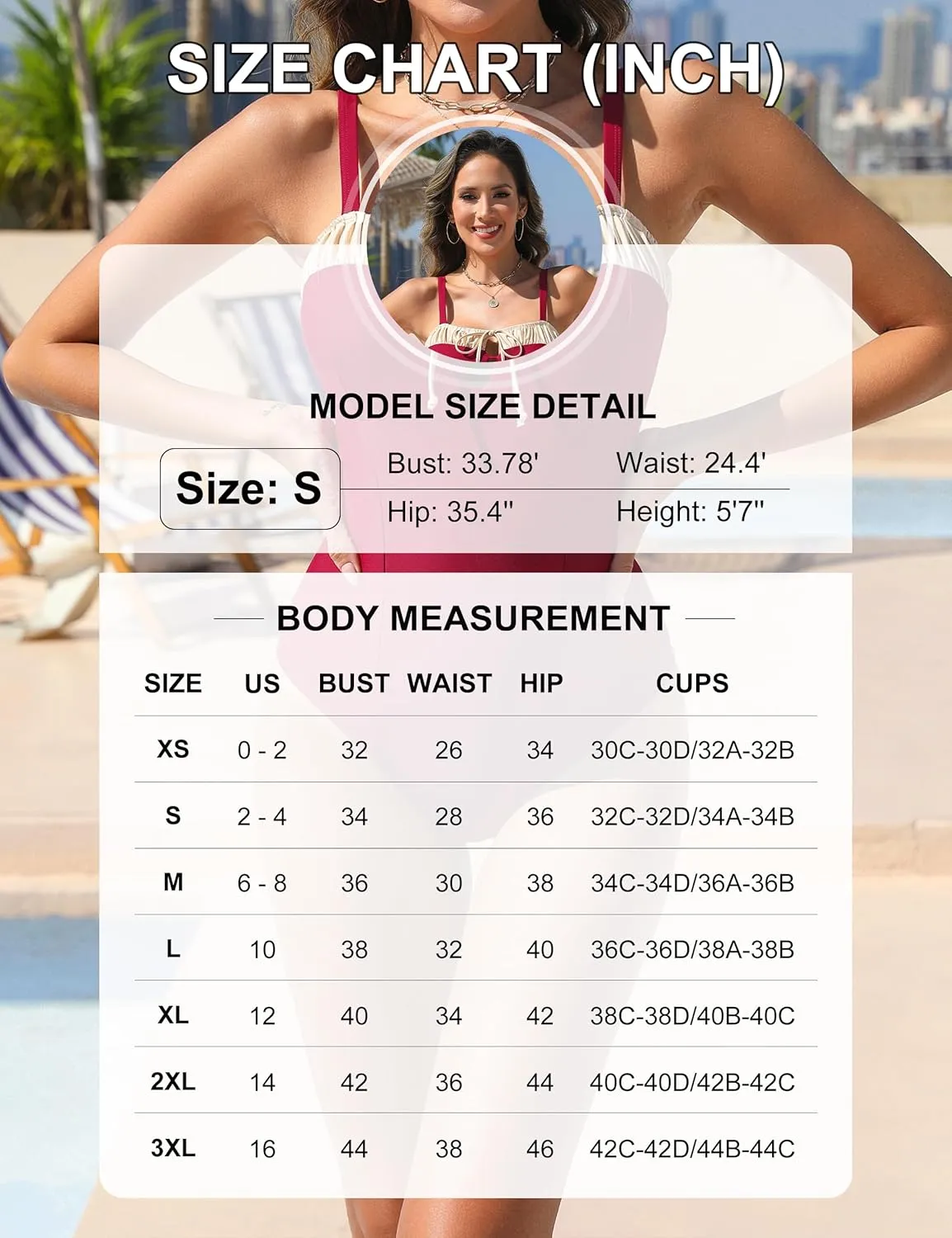 BMJL Womens One Piece Swimsuits Retro Black Tummy Control Bathing Suits Elegent Tie Front Swimwear