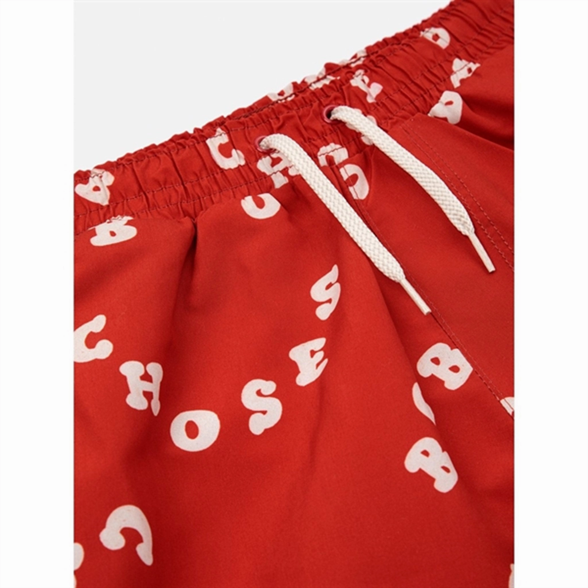 Bobo Choses Circle All Over Swim Bermuda Shorts Red