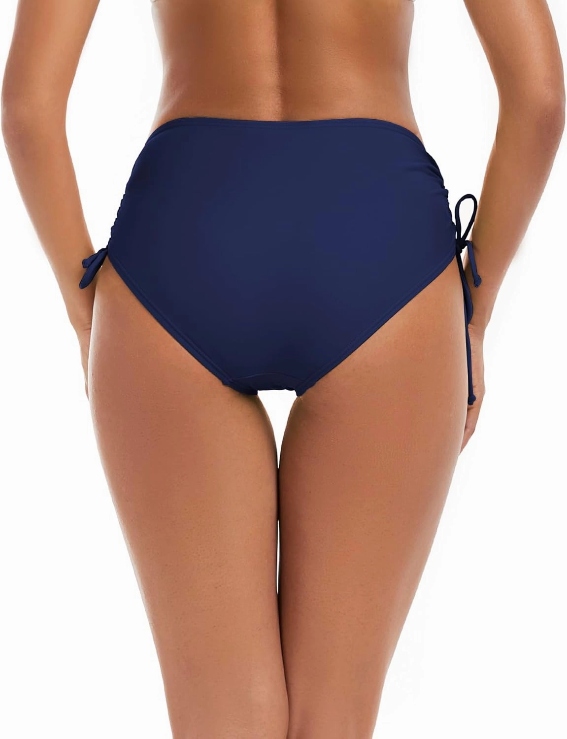 Bonneuitbebe Women's Bikini Bottoms Full Coverage Swim Bottoms Mid Waisted Swimsuit Bathing Suit Bottom