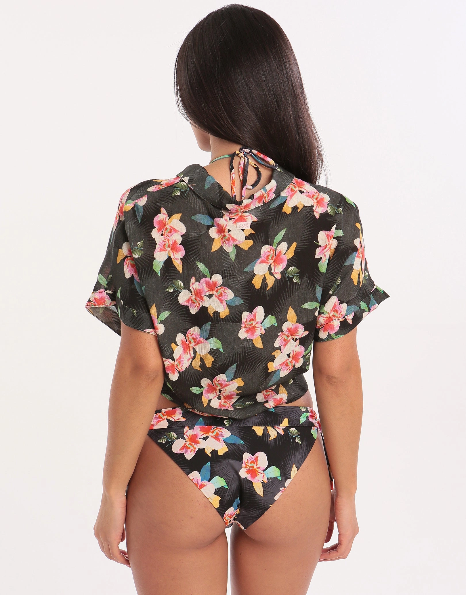 Botalica Kaimi Cropped Shirt - Black