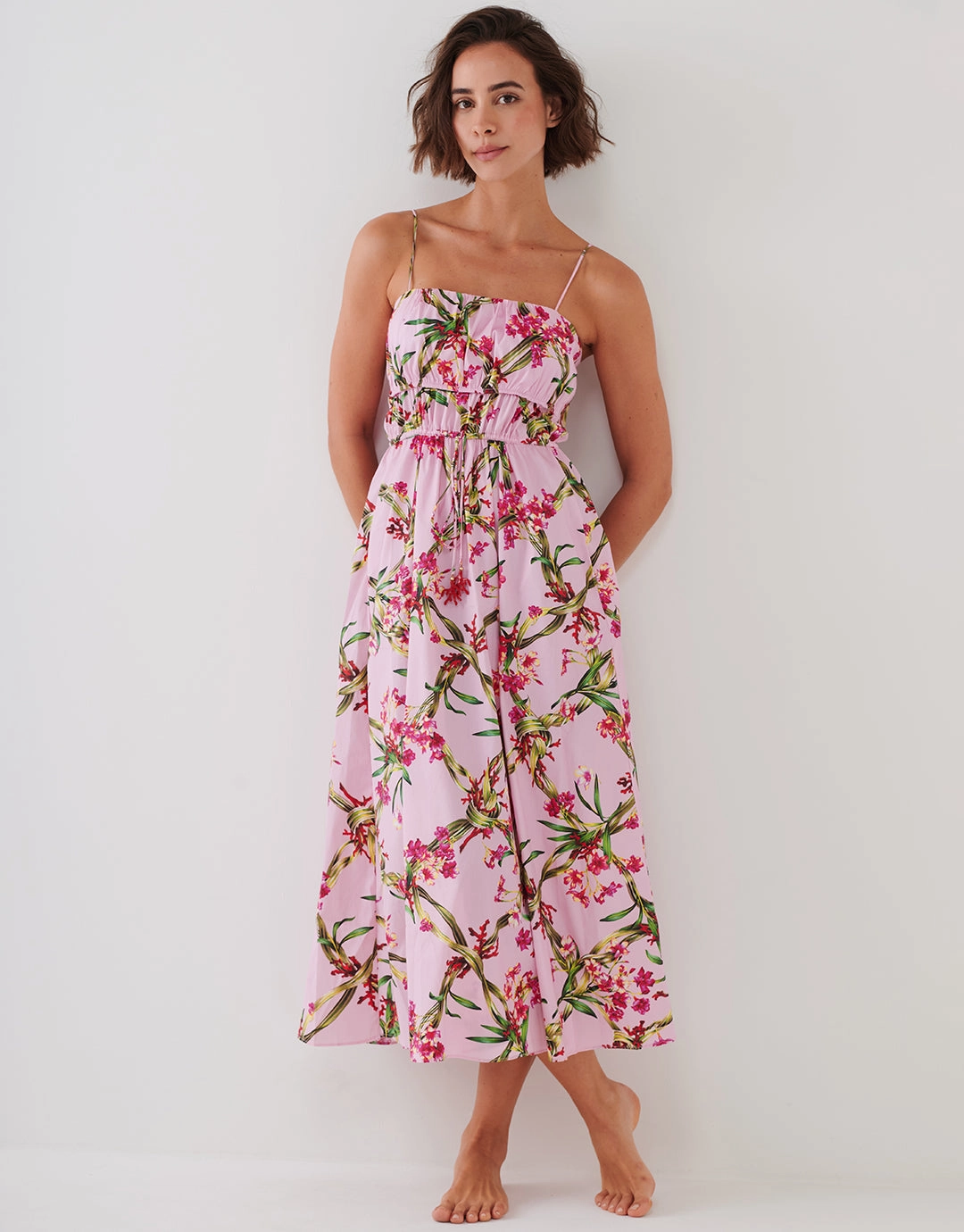 Botanique Dress - Tangy Pink