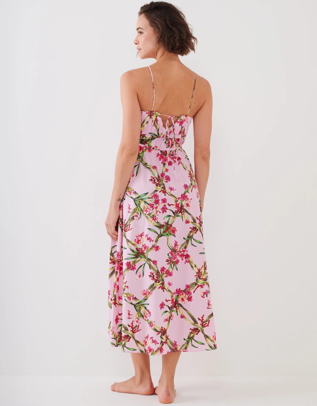 Botanique Dress - Tangy Pink